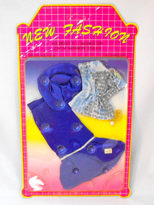 New Fashion - Blue skirt with top & hat