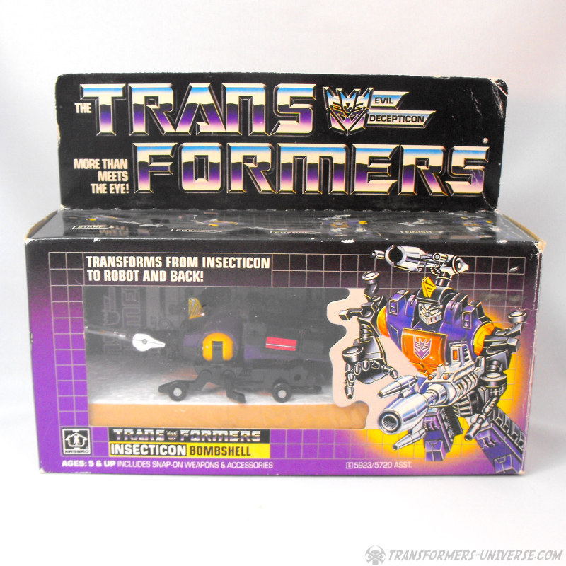 Transformers G1 Insecticon Bombshell